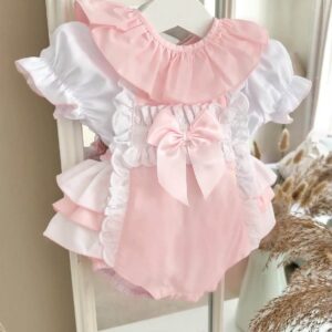 Ruffled Romper and blouse